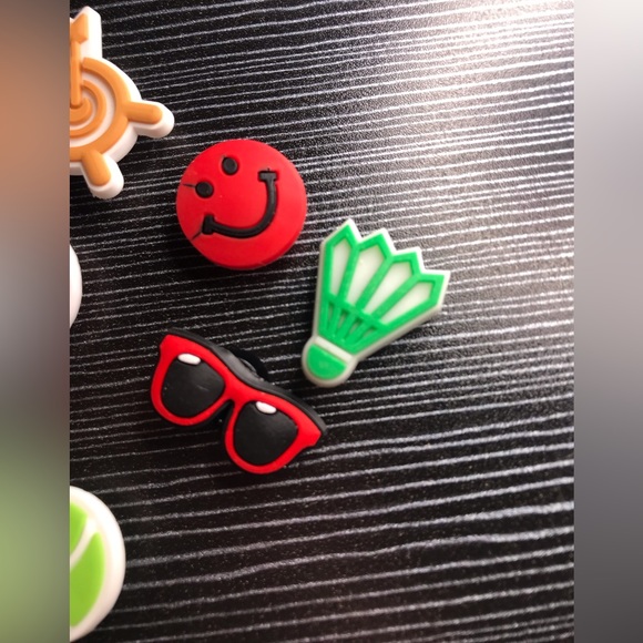 Tennis & Badminton Themed Croc Charms *Bundle 3 Save 20%* - Picture 2 of 5